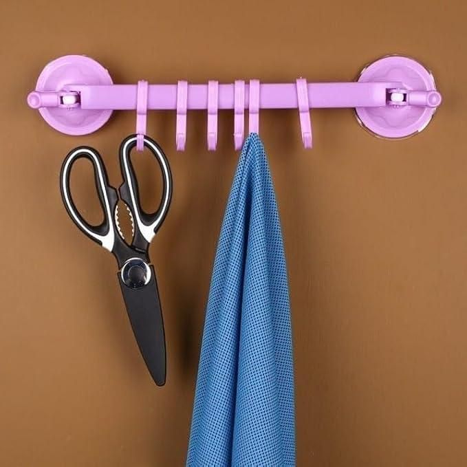 Magic Suction 6 Hook Storage Rack